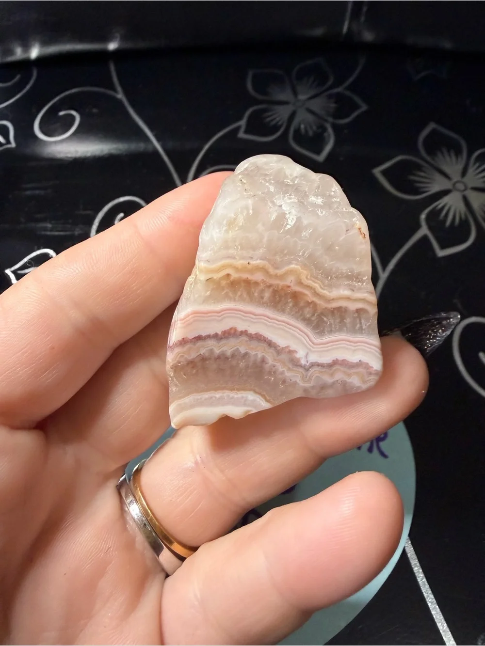 Pink amethyst agate RARE FIND NWT